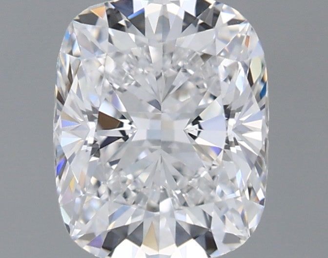 1.03 Carat Cushion Shaped, Ideal Cut, D Color, VVS2 Clarity, IGI Certified Lab Grown Diamond