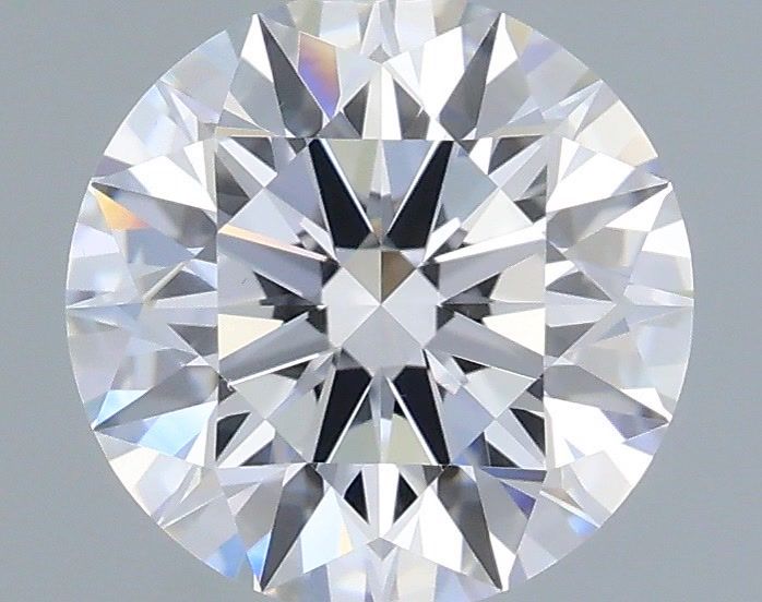 1.08 Carat Round Shaped, Ideal Cut, D Color, VVS2 Clarity, IGI Certified Lab Grown Diamond