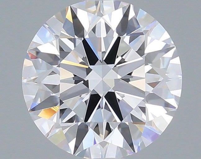 1.29 Carat Round Shaped, Ideal Cut, D Color, VVS2 Clarity, IGI Certified Lab Grown Diamond