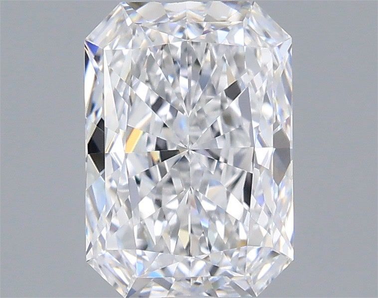 1.51 Carat Radiant Shaped, Very Good Cut, D Color, VVS2 Clarity, IGI Certified Lab Grown Diamond