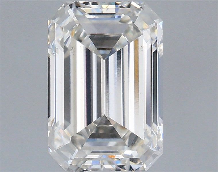 1.59 Carat Emerald Shaped, Ideal Cut, G Color, VS2 Clarity, IGI Certified Lab Grown Diamond
