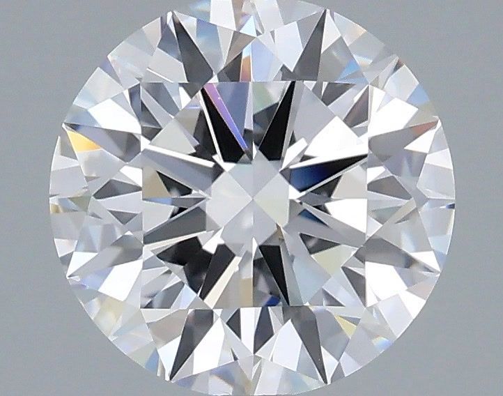 2.44 Carat Round Shaped, Ideal Cut, D Color, VVS2 Clarity, IGI Certified Lab Grown Diamond