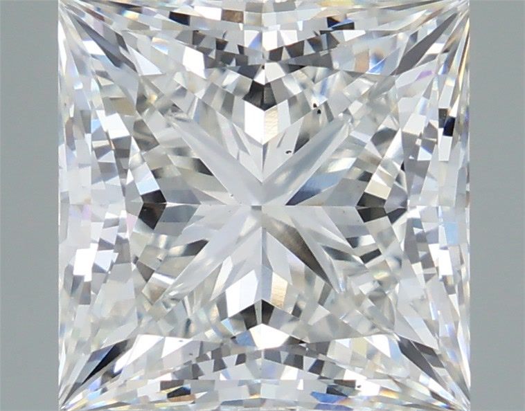 7.10 Carat Princess Shaped, Ideal Cut, G Color, VS2 Clarity, IGI Certified Lab Grown Diamond