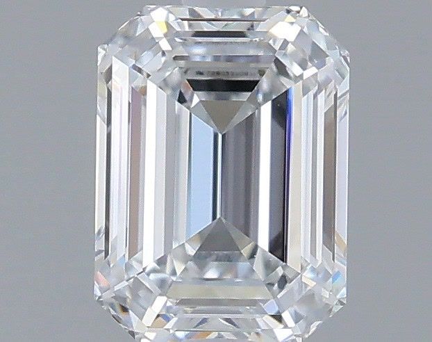 1.31 Carat Emerald Shaped, Ideal Cut, E Color, VVS2 Clarity, IGI Certified Lab Grown Diamond
