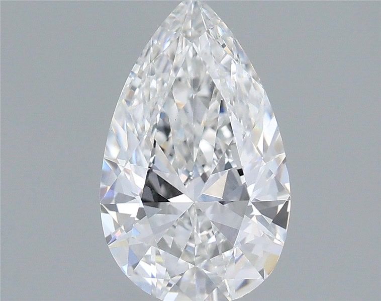 1.08 Carat Pear Shaped, Ideal Cut, E Color, VVS2 Clarity, IGI Certified Lab Grown Diamond