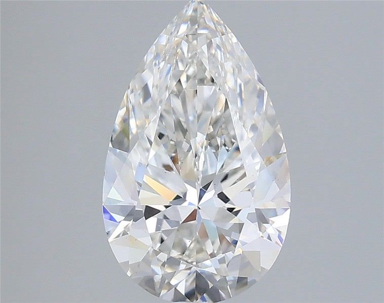 2.03 Carat Pear Shaped, Ideal Cut, G Color, VS1 Clarity, IGI Certified Lab Grown Diamond