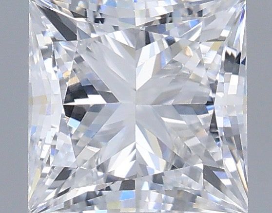 0.77 Carat Princess Shaped, Very Good Cut, D Color, VVS2 Clarity, IGI Certified Lab Grown Diamond