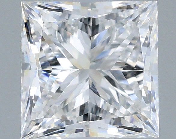 0.78 Carat Princess Shaped, Very Good Cut, D Color, VVS1 Clarity, IGI Certified Lab Grown Diamond