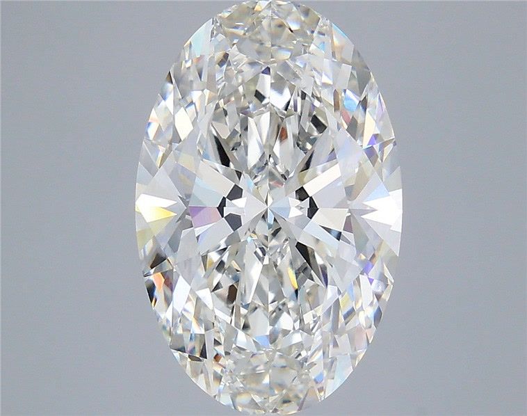 7.04 Carat Oval Shaped, Very Good Cut, G Color, VVS2 Clarity, IGI Certified Lab Grown Diamond