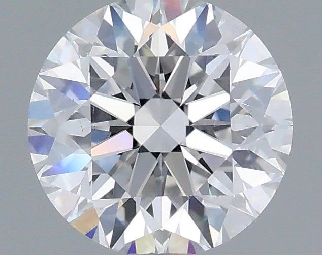 1.36 Carat Round Shaped, Very Good Cut, D Color, VS2 Clarity, IGI Certified Lab Grown Diamond