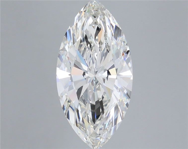 5.13 Carat Marquise Shaped, Ideal Cut, G Color, VVS2 Clarity, IGI Certified Lab Grown Diamond