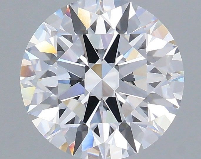 2.10 Carat Round Shaped, Ideal Cut, E Color, VVS2 Clarity, IGI Certified Lab Grown Diamond