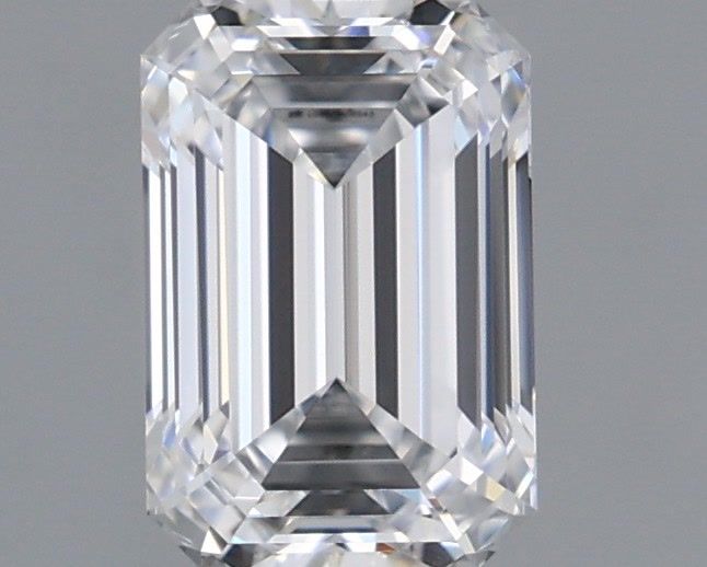 0.96 Carat Emerald Shaped, Ideal Cut, D Color, VVS2 Clarity, IGI Certified Lab Grown Diamond