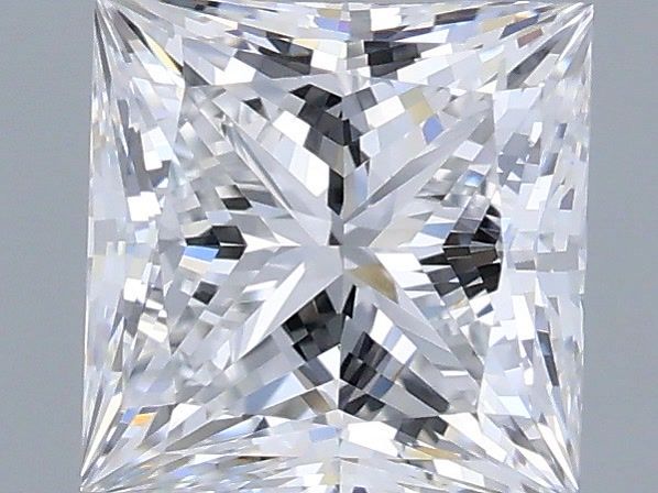 1.04 Carat Princess Shaped, Ideal Cut, D Color, VVS1 Clarity, IGI Certified Lab Grown Diamond