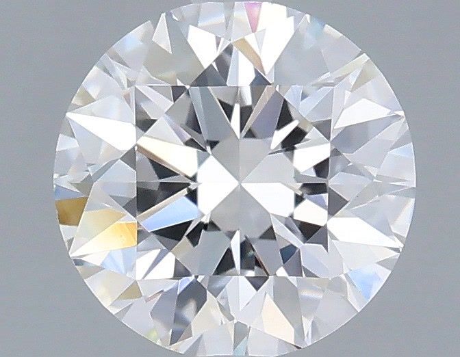 1.10 Carat Round Shaped, Very Good Cut, D Color, VVS2 Clarity, IGI Certified Lab Grown Diamond