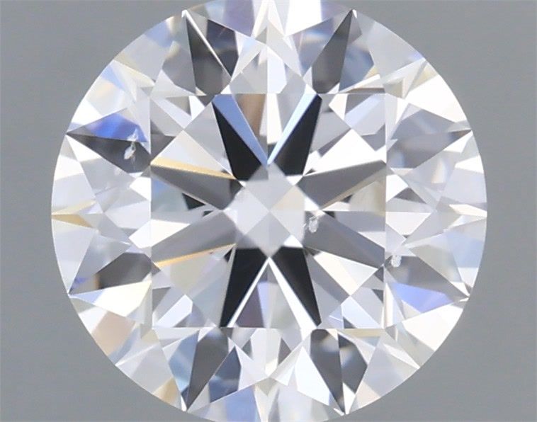 0.74 Carat Round Shaped, Excellent Cut, D Color, SI1 Clarity, IGI Certified Lab Grown Diamond