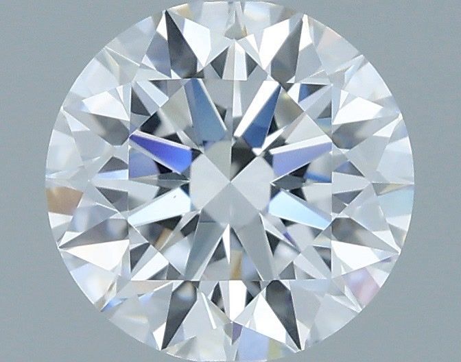1.08 Carat Round Shaped, Ideal Cut, D Color, VVS2 Clarity, IGI Certified Lab Grown Diamond