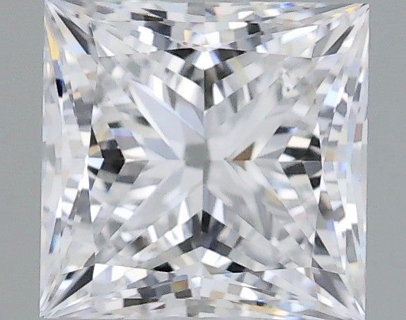 0.98 Carat Princess Shaped, Ideal Cut, D Color, VVS1 Clarity, IGI Certified Lab Grown Diamond
