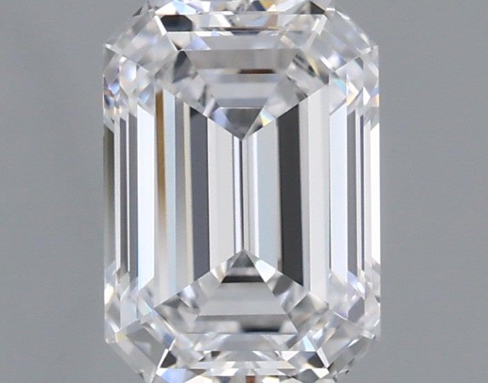1.05 Carat Emerald Shaped, Ideal Cut, D Color, IF Clarity, IGI Certified Lab Grown Diamond