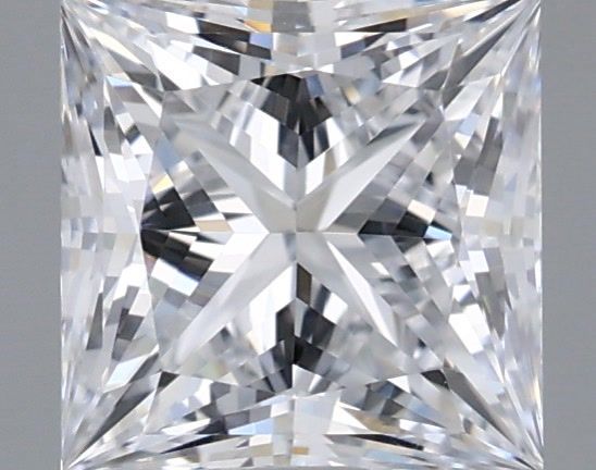 1.03 Carat Princess Shaped, Ideal Cut, D Color, VVS1 Clarity, IGI Certified Lab Grown Diamond