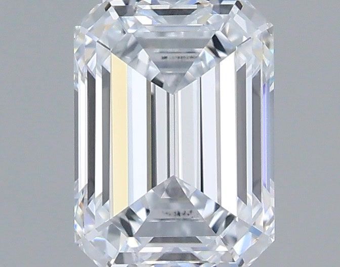 1.08 Carat Emerald Shaped, Very Good Cut, D Color, VVS2 Clarity, IGI Certified Lab Grown Diamond