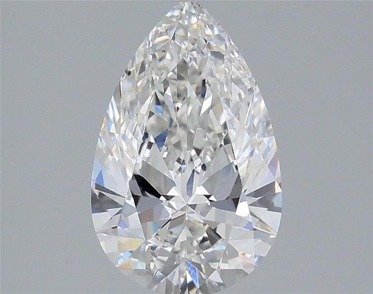 2.02 Carat Pear Shaped, Ideal Cut, F Color, VS2 Clarity, IGI Certified Lab Grown Diamond