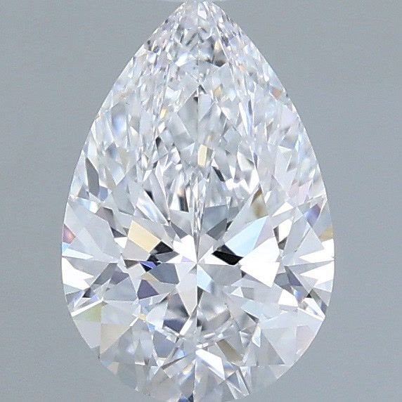 1.00 Carat Pear Shaped, Very Good Cut, D Color, VVS2 Clarity, IGI Certified Lab Grown Diamond