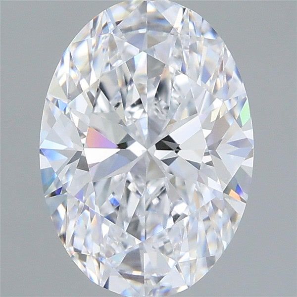 2.12 Carat Oval Shaped, Very Good Cut, D Color, VVS2 Clarity, IGI Certified Lab Grown Diamond