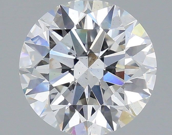 2.07 Carat Round Shaped, Ideal Cut, E Color, SI1 Clarity, IGI Certified Lab Grown Diamond