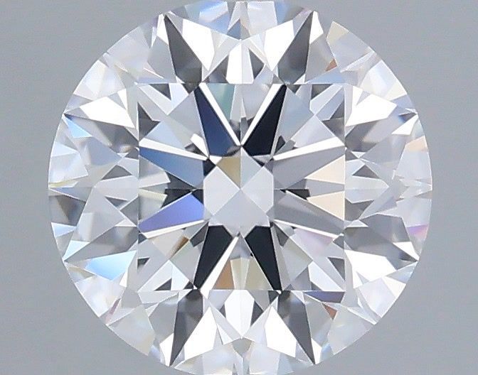 1.58 Carat Round Shaped, Ideal Cut, D Color, VVS2 Clarity, IGI Certified Lab Grown Diamond