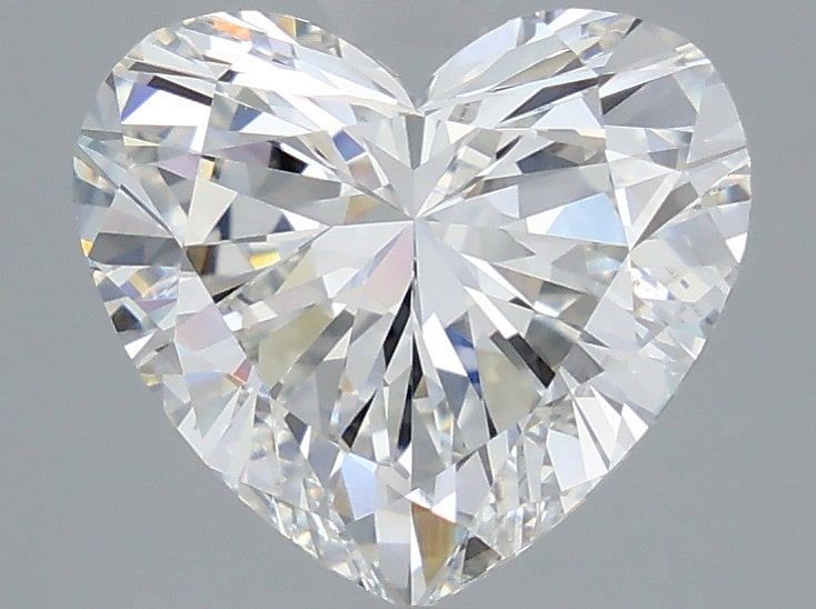 3.55 Carat Heart Shaped, Very Good Cut, G Color, VVS2 Clarity, IGI Certified Lab Grown Diamond