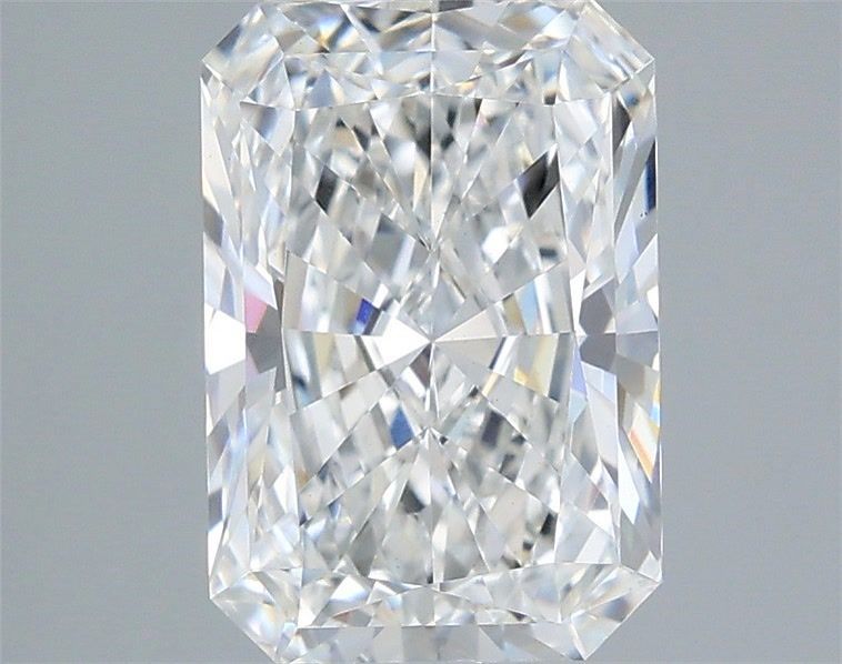 2.55 Carat Radiant Shaped, Ideal Cut, E Color, VS1 Clarity, IGI Certified Lab Grown Diamond