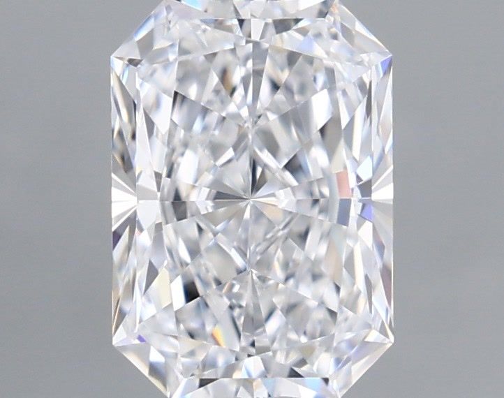1.04 Carat Radiant Shaped, Excellent Cut, D Color, VVS2 Clarity, IGI Certified Lab Grown Diamond