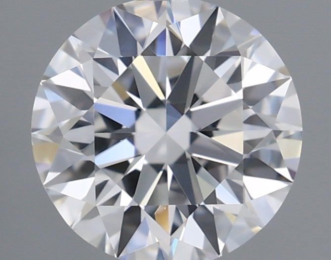 0.97 Carat Round Shaped, Ideal Cut, D Color, VVS2 Clarity, IGI Certified Lab Grown Diamond