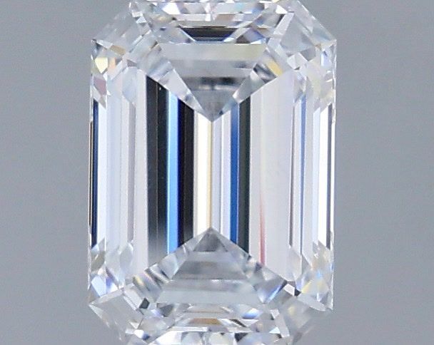 1.49 Carat Emerald Shaped, Very Good Cut, D Color, VVS2 Clarity, IGI Certified Lab Grown Diamond