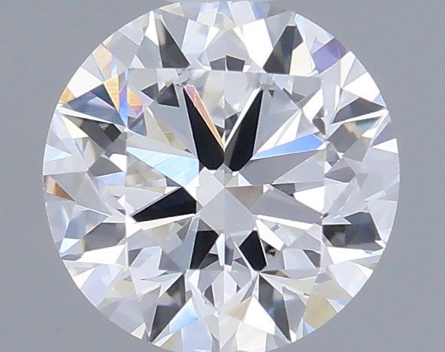 0.54 Carat Round Shaped, Very Good Cut, D Color, VVS2 Clarity, IGI Certified Lab Grown Diamond