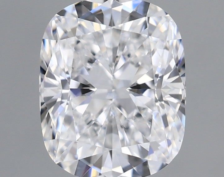1.05 Carat Cushion Shaped, Ideal Cut, D Color, VVS2 Clarity, IGI Certified Lab Grown Diamond