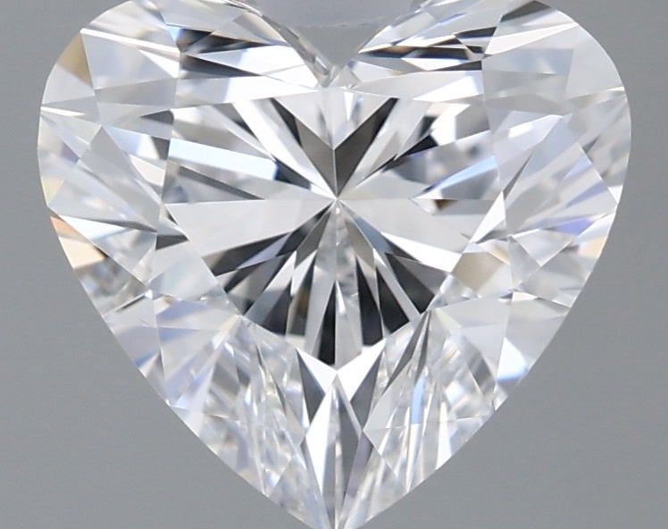 1.66 Carat Heart Shaped, Ideal Cut, D Color, VVS2 Clarity, IGI Certified Lab Grown Diamond