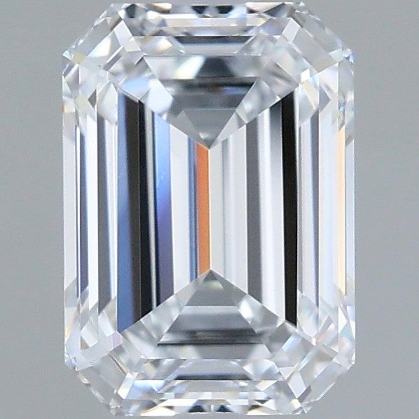 1.53 Carat Emerald Shaped, Very Good Cut, D Color, VVS2 Clarity, IGI Certified Lab Grown Diamond