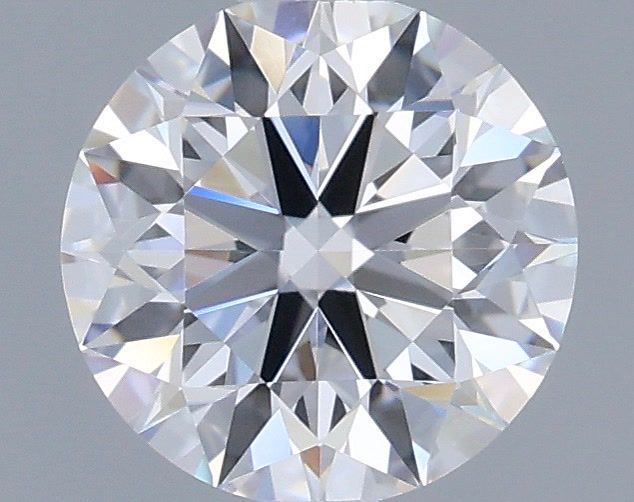 1.08 Carat Round Shaped, Ideal Cut, D Color, VVS2 Clarity, IGI Certified Lab Grown Diamond
