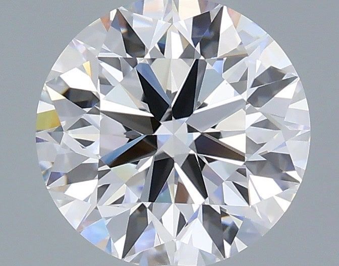 2.03 Carat Round Shaped, Excellent Cut, D Color, VS1 Clarity, IGI Certified Lab Grown Diamond