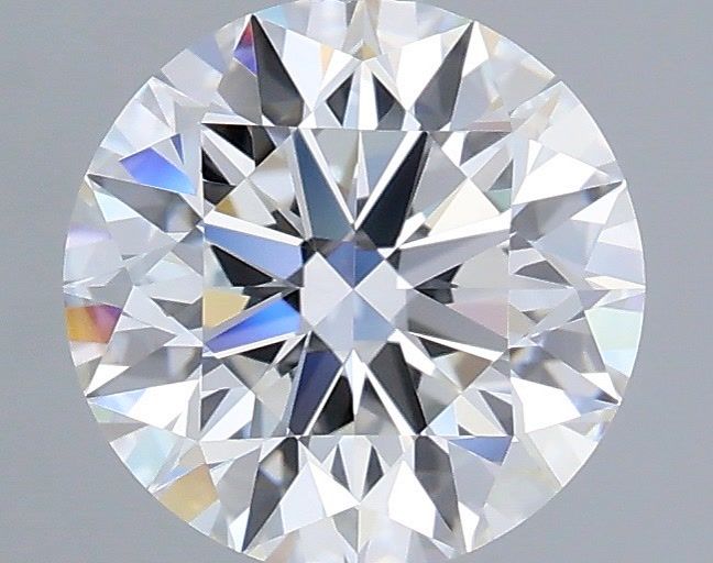 1.57 Carat Round Shaped, Ideal Cut, D Color, VVS1 Clarity, IGI Certified Lab Grown Diamond