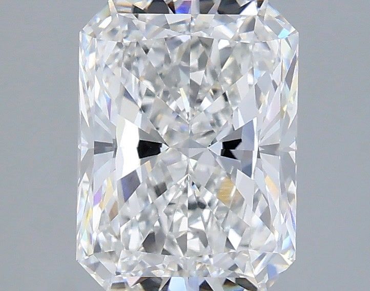 2.04 Carat Radiant Shaped, Ideal Cut, E Color, VVS2 Clarity, IGI Certified Lab Grown Diamond