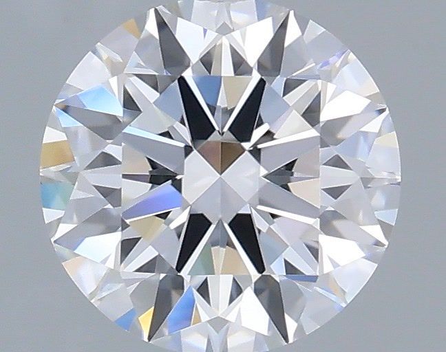 1.09 Carat Round Shaped, Ideal Cut, D Color, VVS2 Clarity, IGI Certified Lab Grown Diamond