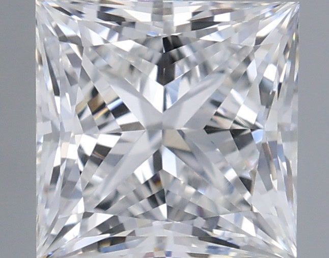 1.08 Carat Princess Shaped, Very Good Cut, E Color, VVS2 Clarity, IGI Certified Lab Grown Diamond