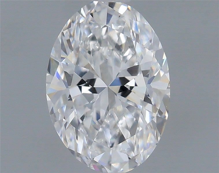 0.54 Carat Oval Shaped, Very Good Cut, D Color, VS2 Clarity, IGI Certified Lab Grown Diamond