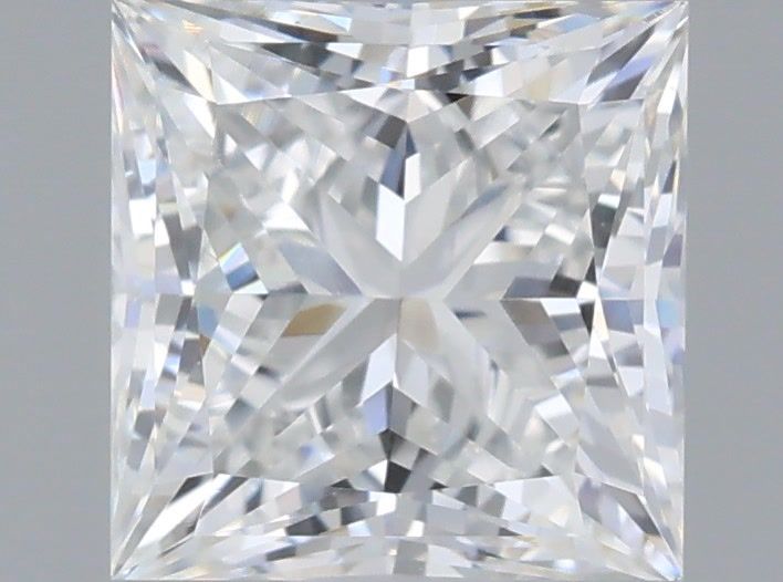 1.07 Carat Princess Shaped, Very Good Cut, E Color, VVS2 Clarity, IGI Certified Lab Grown Diamond