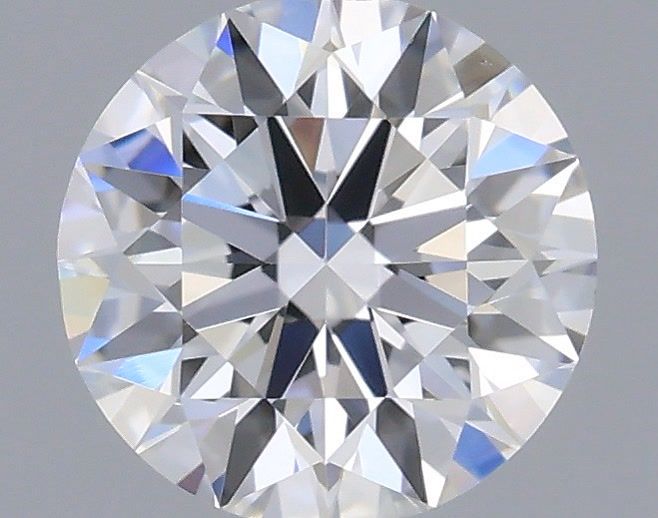 0.55 Carat Round Shaped, Ideal Cut, D Color, VVS2 Clarity, IGI Certified Lab Grown Diamond