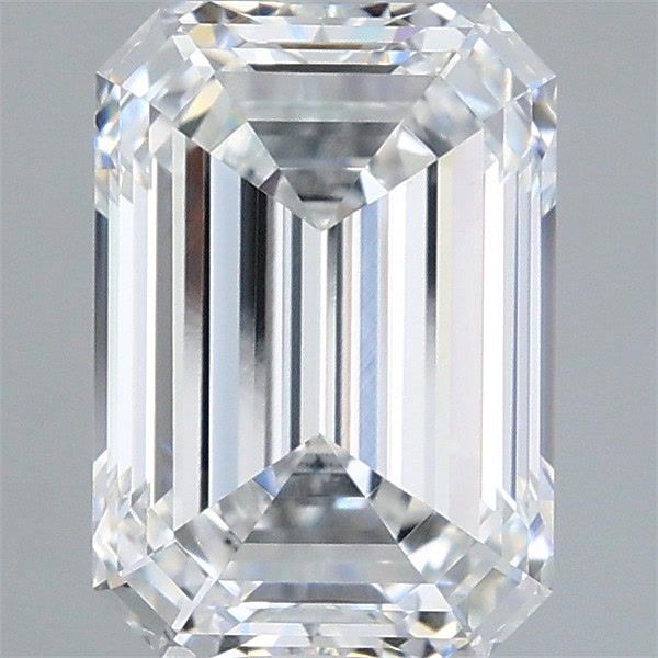 2.60 Carat Emerald Shaped, Ideal Cut, E Color, VVS2 Clarity, IGI Certified Lab Grown Diamond