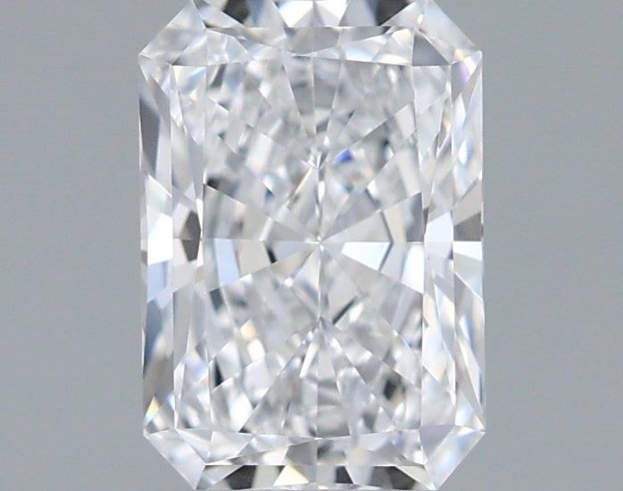 1.05 Carat Radiant Shaped, Ideal Cut, D Color, VVS1 Clarity, IGI Certified Lab Grown Diamond